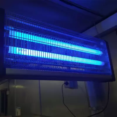 Lampa electrica UV, Aparat anti tantari, anti muste, anti insecte, 2X15W, 100m2