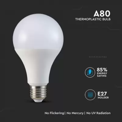Bec LED chip Samsung 18W E27 A80 Alb natural