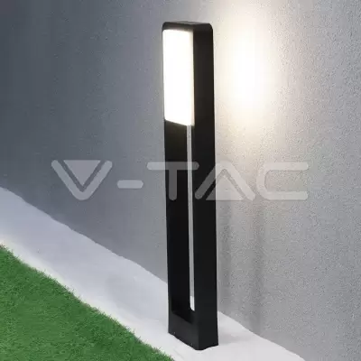 Lampa LED verticala 10W chip Samsung corp negru IP65 alb cald