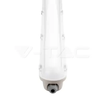 Lampa LED impermeabil Seria M 1500mm 48W alb natural mat SS clip 120LM/W