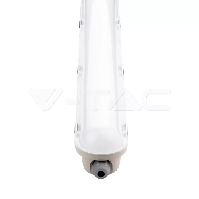 Lampa LED impermeabil Seria M 1500mm 48W alb natural mat SS clip 120LM/W