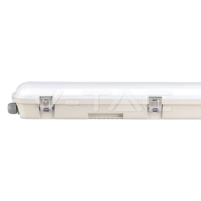 Lampa LED impermeabil Seria M 1200mm 36W alb natural mat SS clip 120LM/W
