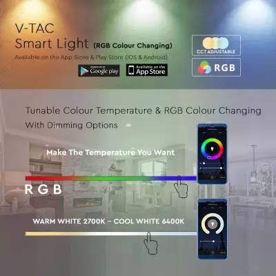 Bec LED - 4.8W E14 P45  smart WIFI RGB+2700K-6500K