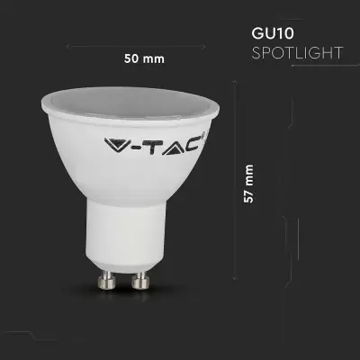 Bec spot LED - 4.5W GU10  smart WIFI RGB+2700K-6500K dimabil