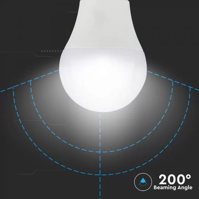 Bec LED 11W E27 A60 senzor microunde alb natural