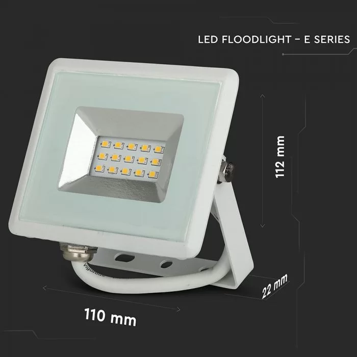 Proiector LED E-Series 10W corp alb Alb cald 