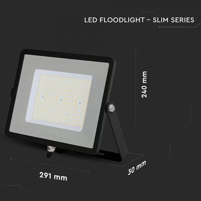 Proiector LED 100W corp negru G2 Chip Samsung Alb natural 
