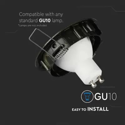 Corp Spot GU10 reglabil rotund auriu 