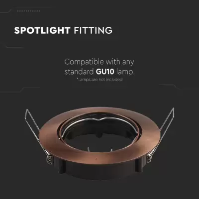 Corp Spot GU10 reglabil rotund bronz 