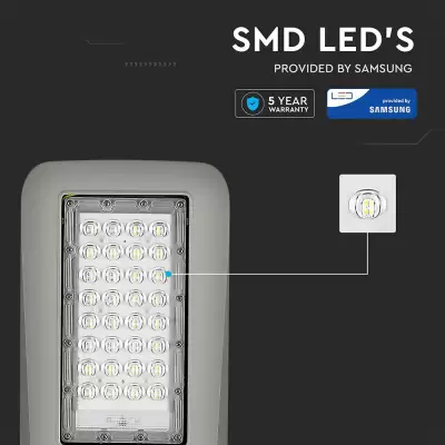 Lampă Stradală LED Chip SAMSUNG 50W 140 lm/W 5700K driver Inventronics