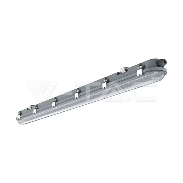 Lampa LED impermeabil Seria M 1200mm 36W alb natural transparent SS clip 120LM/W