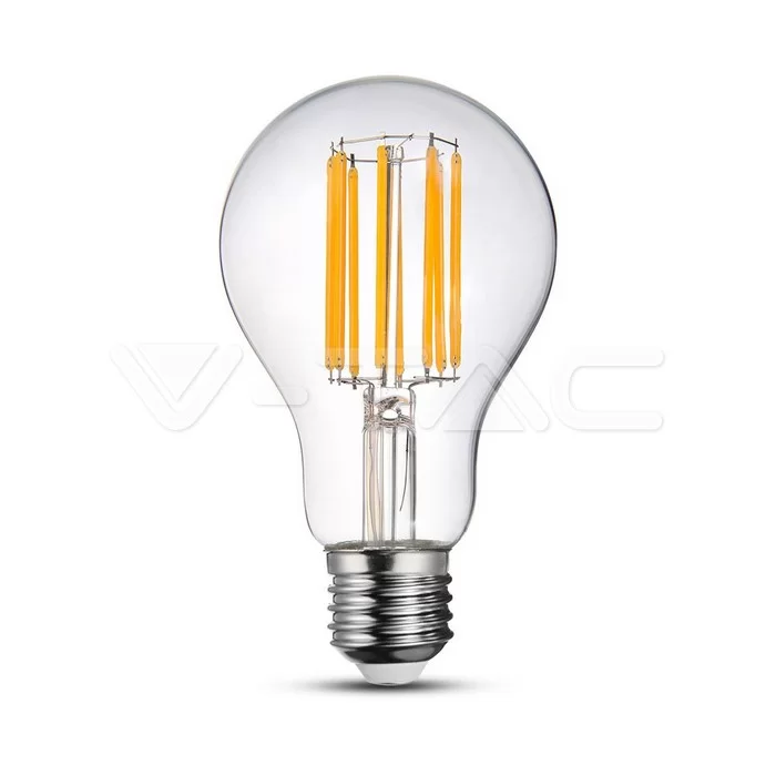 Bec LED filament 18W E27 A70 alb cald
