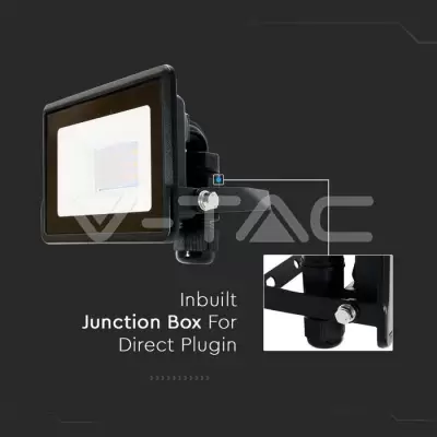 Proiector LED 10W corp negru SMD Chip Samsung conectare etansa Alb natural