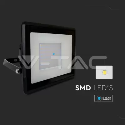 Proiector LED 50W corp negru SMD Chip Samsung conectare etansa Alb rece
