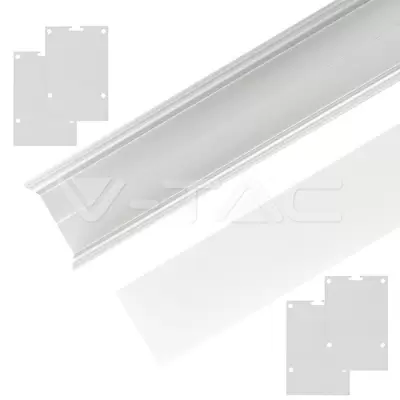 Profil aluminiu aplicat - 2000x50x75mm