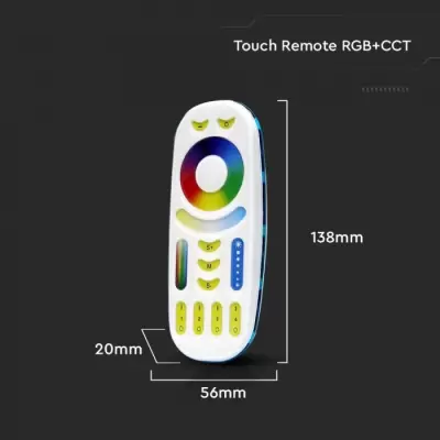 Telecomanda radio touch rgb+CCT