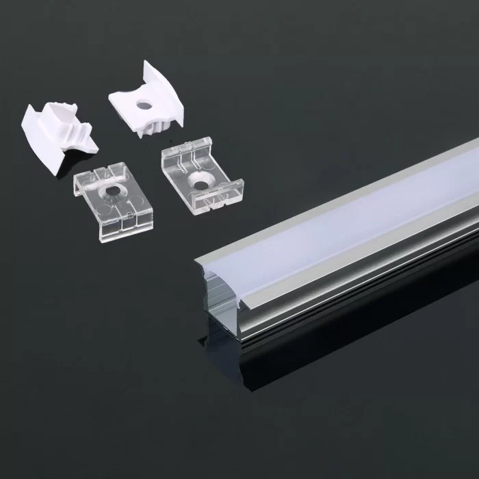 Profil aluminiu ingropat -  2000 x 23 x 15.5 mm