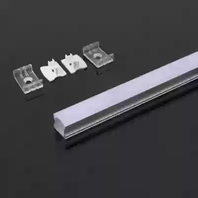 Profil aluminiu aplicat - 2000 x 17.2 x 15.5 mm