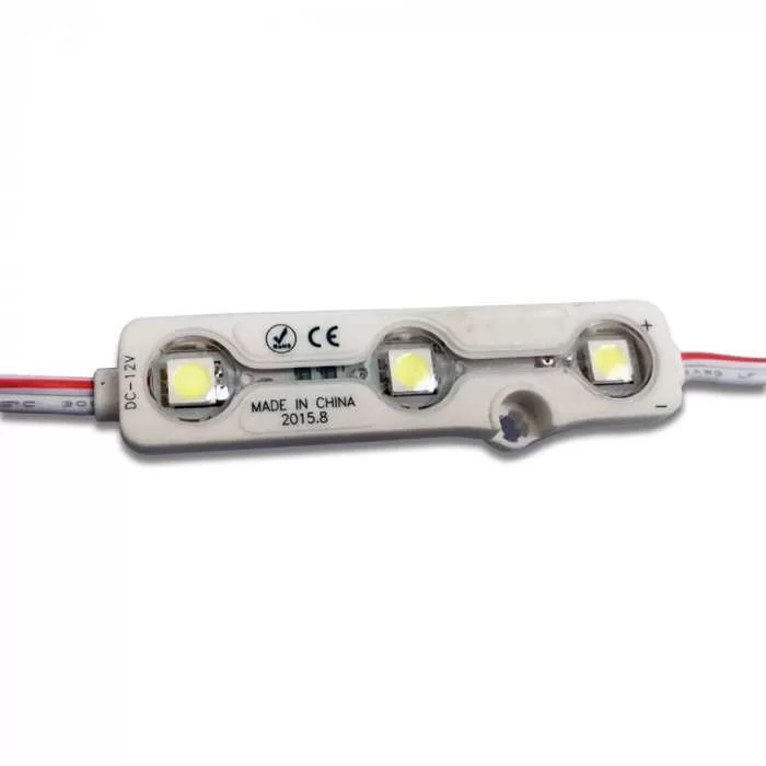 Modul 3 LED-uri SMD5050 Alb rece IP67  