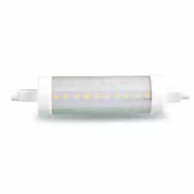 Bec LED 10W R7S Plastic Alb Cald  