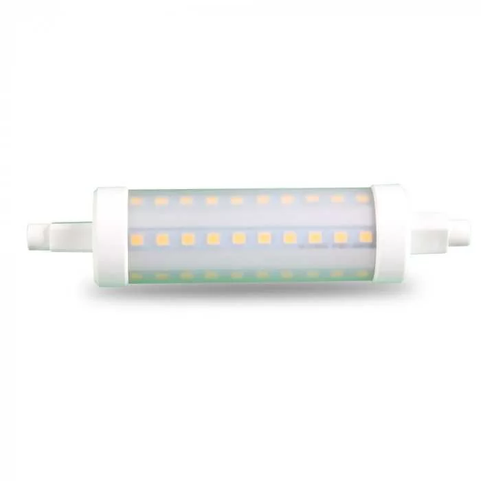 Bec LED 10W R7S Plastic Alb Cald  
