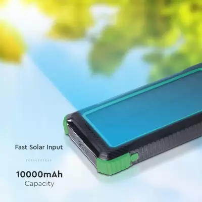 Acumulator extern solar 10000mAh Wireless