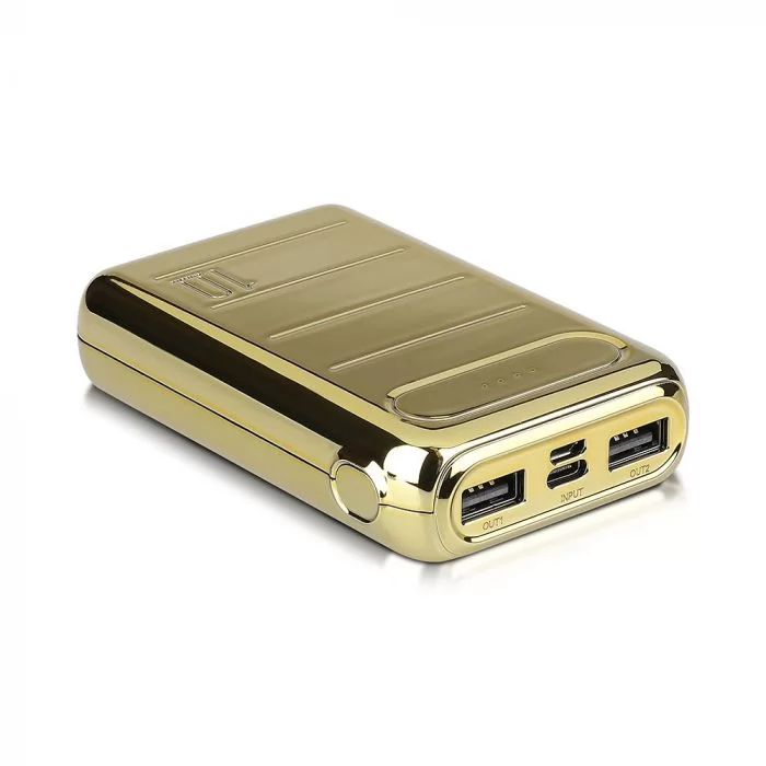 Acumulator extern 10K auriu Dual USB+TypeC