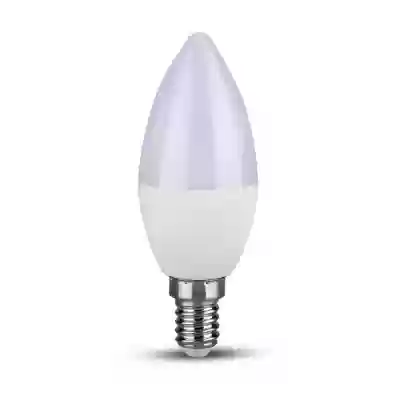 Bec LED 4.5W E14 tip lumanare Alb cald - cutie 3 buc