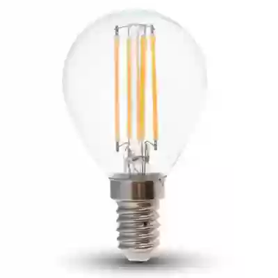 Bec LED filament 4W E14 P45 Alb natural