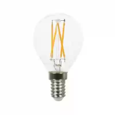 Bec LED filament incrucisat 4W E14 P45 Alb cald