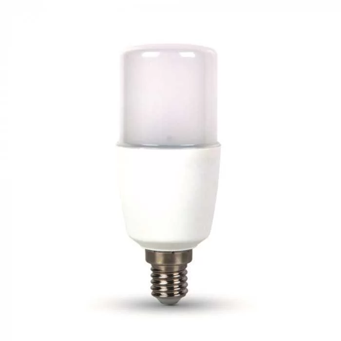 Bec LED 9W E14 T37 Plastic Alb cald
