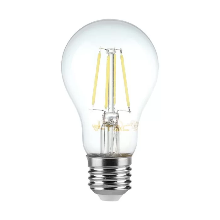 Bec LED filament 6W E27 A60 Alb cald