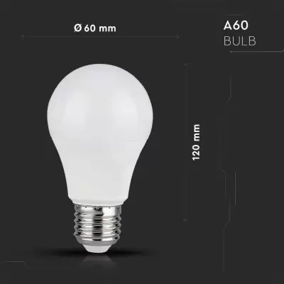 Bec LED 8.5W E27 A60 RGB +alb natural dimabil cu telecomanda RF