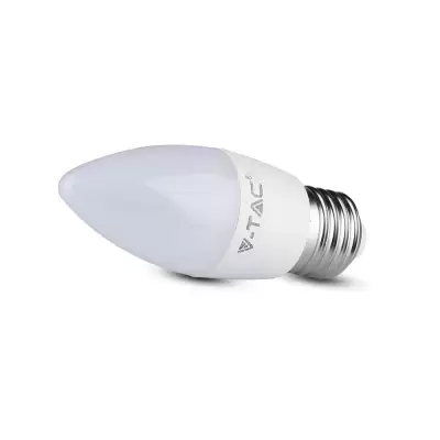 Bec LED 4.5W E27 tip lumanare Alb natural