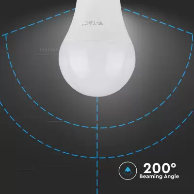 Bec LED 8.5W E27 A60 termoplastic alb cald