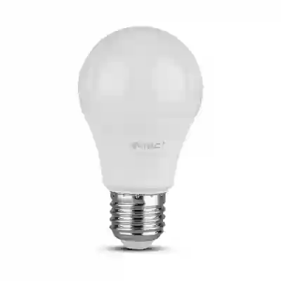 Bec LED 8.5W E27 A60 termoplastic alb cald cutie 3 buc