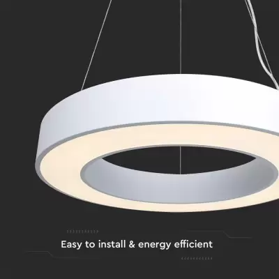 Lampa suspendata LED Designer 50W dimabila alba 3000K