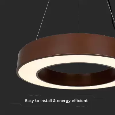 Lampa suspendata LED Designer 50W dimabila ruginie 3000K