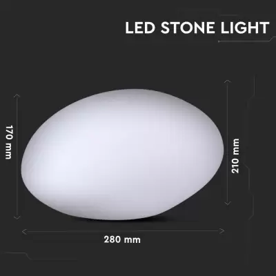 Piatra luminoasa LED RGB D28x21x17CM