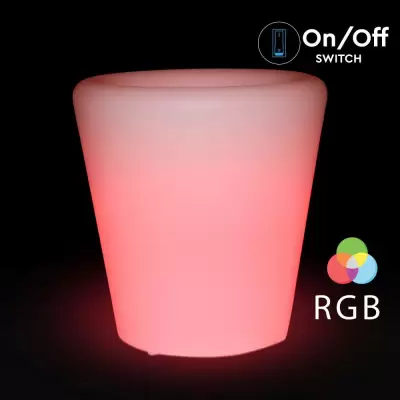 Ghiveci luminos LED RGB 28x29CM