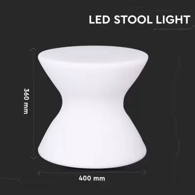 Scaun luminos LED RGB 40x36CM