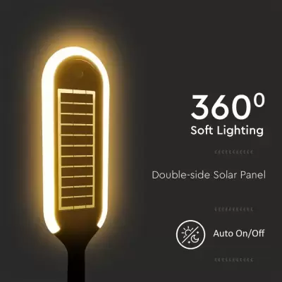 Lampa solara LED de gradina 5W senzor 3000K