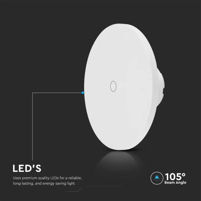 Lampa LED aplicata 12W alba dimabila 3in1 IP65