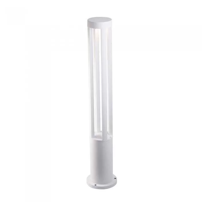 Lampa de gradina 10W corp alb Alb rece H80 cm