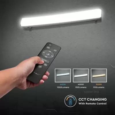Lampa LED Solara 1200mm 18W senzor si telecomanda 3 in 1 IP65