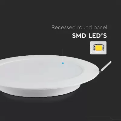 Spot LED incastrat 6W - Rotund 3000K