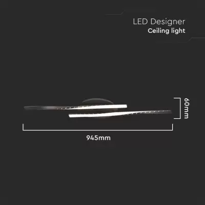 Plafoniera LED designer 12W 3000K 