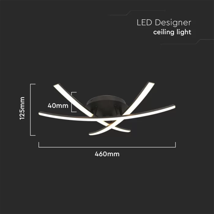 Plafoniera LED designer20W 3L 3000K 