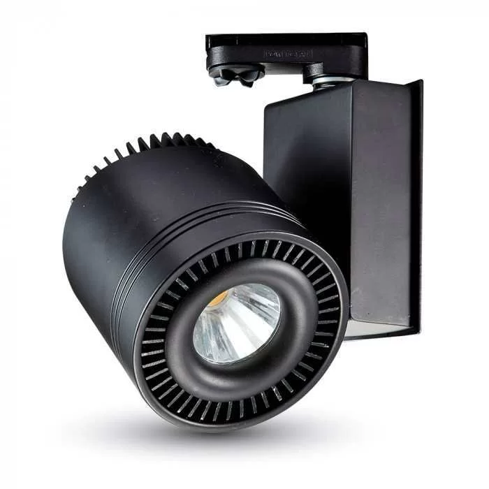 Lampa LED COB pe Sina 45 W corp negru 5000K