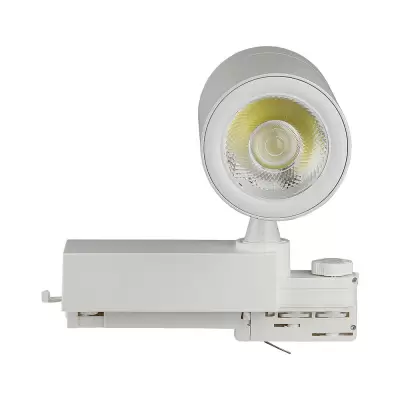 Lampa LED COB pe Sina - 35 W - corp alb Alb rece
